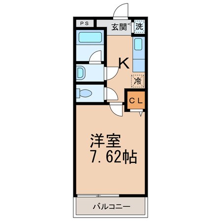 フジパレス秋月３３の物件間取画像